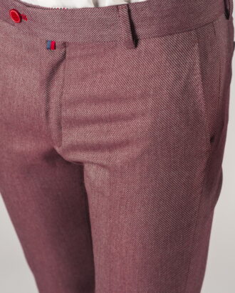 Мужские брюки в бордовом цвете. Арт.:6-771-3