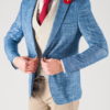 Голубой мужской пиджак. Арт.:2-814-22