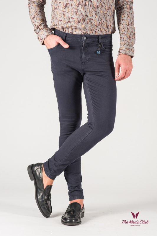 Темно-синие мужские джинсы. Арт.:7-820