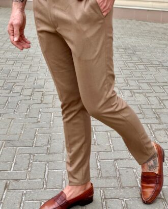 Мужские брюки коричневого цвета. Арт.:6-950-3