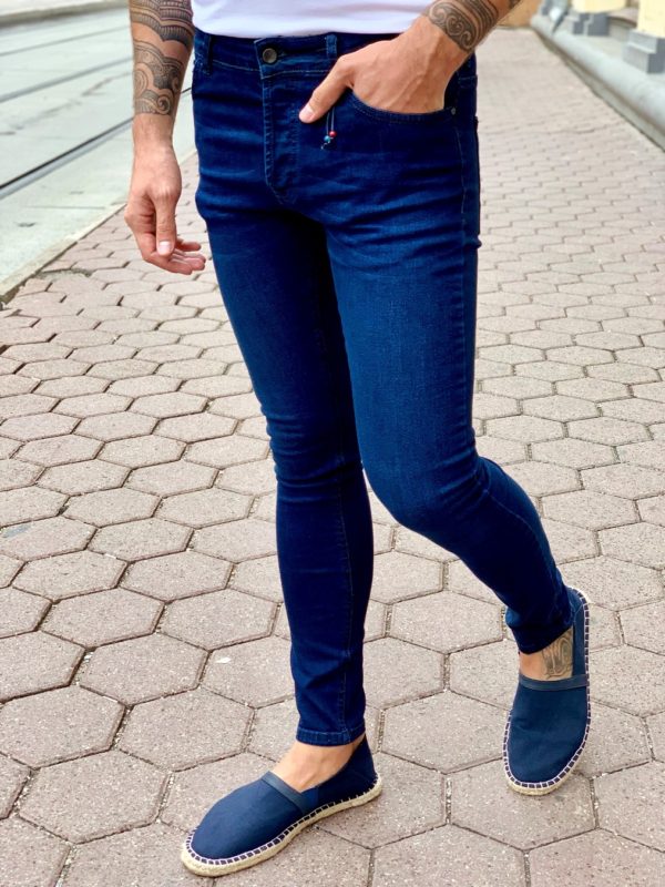Мужские джинсы синего цвета. Арт.:7-1010