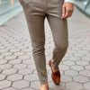 Укороченные брюки коричневого цвета. Арт.:6-1011-3