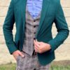Мужской зеленый пиджак. Арт.:2-1042-2
