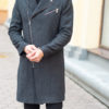Мужское серое пальто. Арт.:1-1201-2