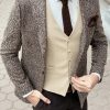 Шерстяной мужской пиджак в коричневом оттенке. Арт.:2-1261-3