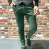 Зеленые мужские брюки из вельвета. Арт.: 6-1275-3