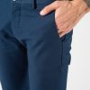 Мужские брюки-чинос синего цвета. Арт.:6-1230-2
