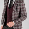 Приталенный мужской пиджак в ёлочку. Арт.:2-1314-5