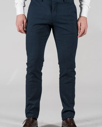 Мужские брюки-чинос синего цвета. Арт.:6-1323-2