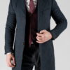 Бежевое мужское пальто. Арт.:1-1310-10