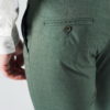 Зауженные мужские брюки зеленого цвета. Арт.:6-1325-3