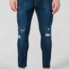 Мужские джинсы темно-синего цвета. Арт.:7-1329