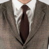 Мужской костюм-двойка коричневого цвета. Арт.:4-1339-10