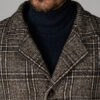 Стильное пальто коричневого цвета. Арт.:1-1401-2