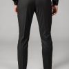 Укороченные брюки с защипами черного цвета. Арт.:6-1439-3