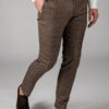 Клетчатые брюки коричневого цвета. Арт.:6-1441-3