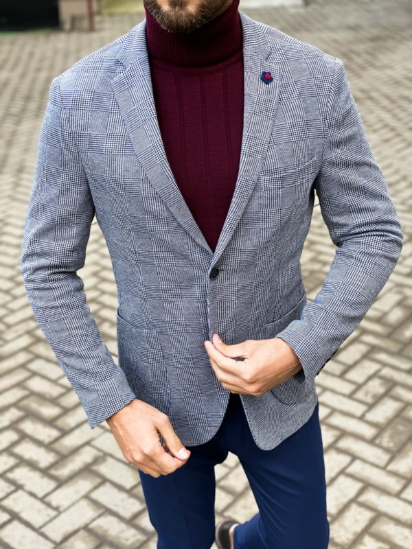 Мужской пиджак стиле кэжуал. Арт.:2-1455-2