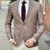 Мужской пиджак коричневого цвета. Арт.:2-1530-8
