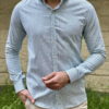 Мужская рубашка в полоску супер слим. Арт.:5-1609-8