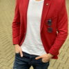 Приталенный пиджак красного цвета. Арт.:2-1631-2