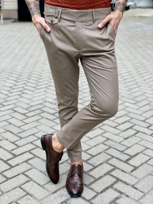 Стильные брюки с ремешками. Арт.:6-1663-3