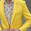 Желтый мужской пиджак. Арт.:2-1808-2