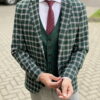 Мужской пиджак зеленого цвета. Арт.:2-1801-2