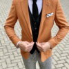 Светло-коричневый мужской пиджак. Арт.:2-1807-5