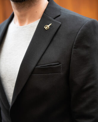 Черный базовый пиджак. Арт.:2-1754-2