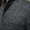 Стильное пальто серого цвета воротник стойка. Арт.:1-1763-2
