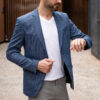 Синий мужской пиджак. Арт.:2-1774-2