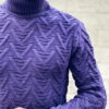 Мужской свитер фиолетового цвета. Арт.:8-1836