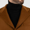 Мужское зимнее пальто, горчичного цвета. Арт.:1-1867-10