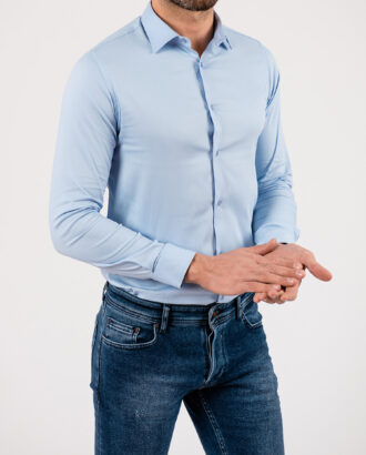 Мужская рубашка голубого цвета. Арт.:5-1913-8