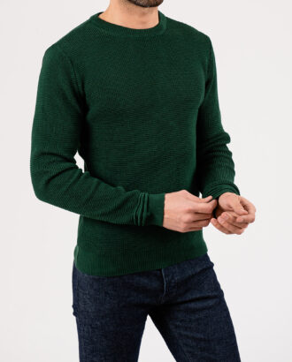 Мужской свитер зелёного цвета.Арт.:8-1953