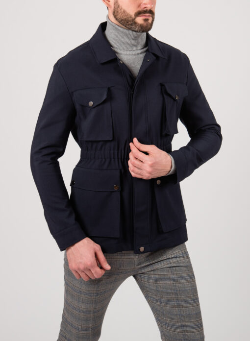 Стильная мужская куртка черного цвета. Арт.:15-2134