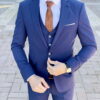 Стильный мужской костюм-тройка коричневого цвета. Арт.: 4-2258-3