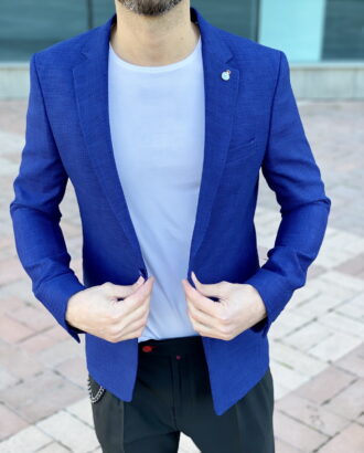 Синий мужской пиджак. Арт.: 2-2213-1