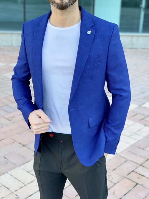 Синий мужской пиджак. Арт.: 2-2213-1