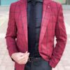 Мужской пиджак бордового цвета. Арт.: 2-2031-2