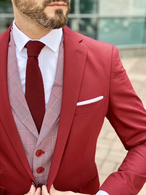 Пиджак красного цвета. Арт.:2351