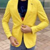 Стильный пиджак желтого цвета. Арт.:2371
