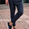 Синие мужские укороченные брюки. Арт.: 2540