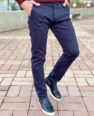 Мужские синие брюки. Арт.: 2663