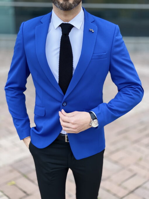 Синий пиджак в итальянском стиле Арт.:2559