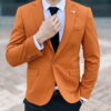 Оранжевый мужской пиджак slim fit Арт.:2560