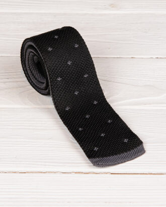 Черный галстук с принтом.Арт.:3099