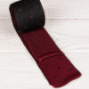 Черный галстук с бордовым принтом.Арт.:3098