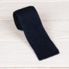 Синий вязаный галстук. Арт.:3091