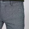 Серые мужские брюки в клетку гленчек. Арт:3122